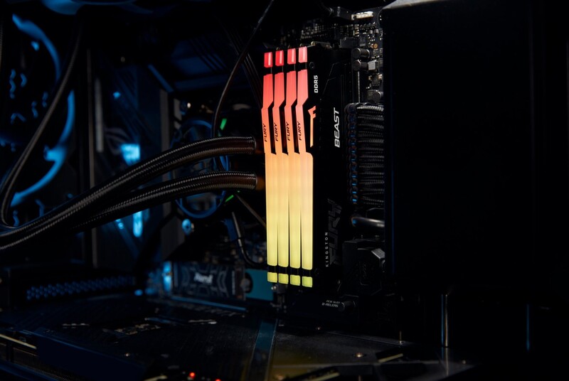 Модуль пам`яті DDR5 2x16GB/5600 Kingston Fury Beast RGB Black (KF556C40BBAK2-32)