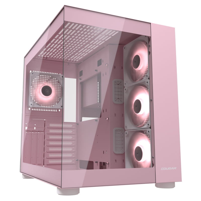 Корпус Cougar FV150 RGB Pink без БП