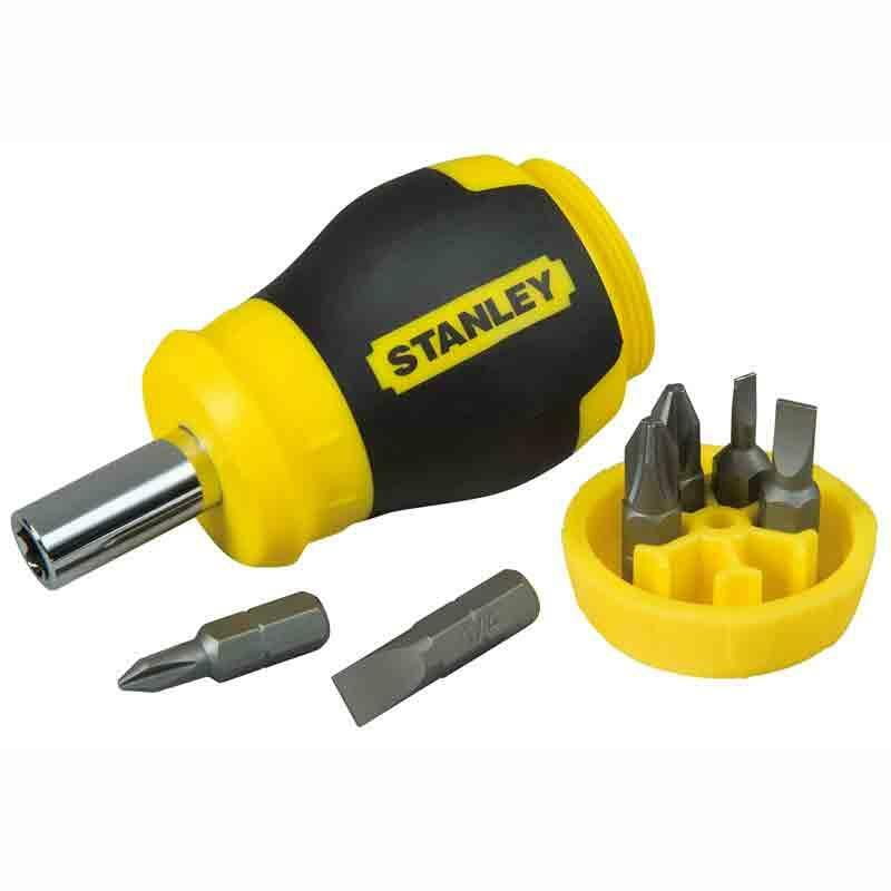 Викрутка Stanley Multibit Stubby з 6 змінними бітами (0-66-357)