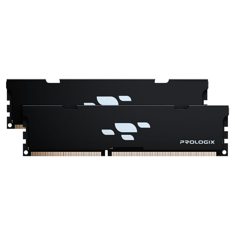 Модуль пам`ятi DDR4 2x8GB/3200 Prologix Black (PRO16GB3200B4K)