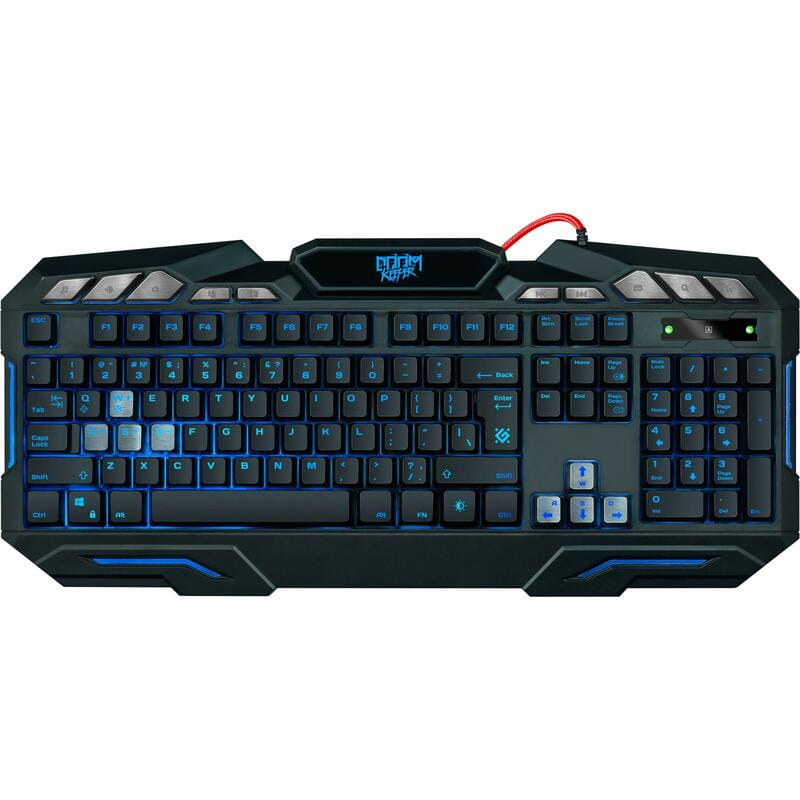 Клавиатура Defender Doom Keeper GK-100DL RU USB Black (45100)