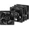 Фото - Вентилятор Arctic S12038-4K Black - 3 Pack (ACFAN00303A) | click.ua