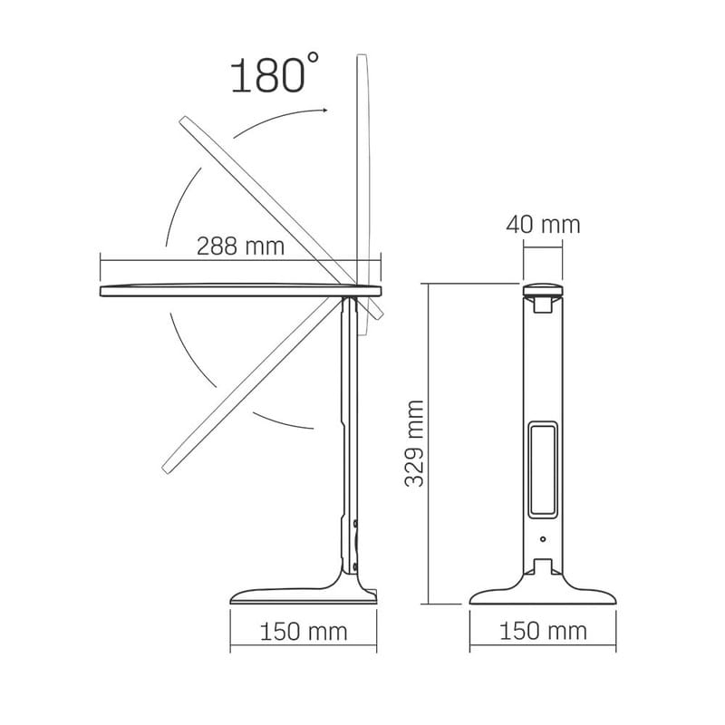 Настільна лампа Videx 7W White (VL-TF05W)