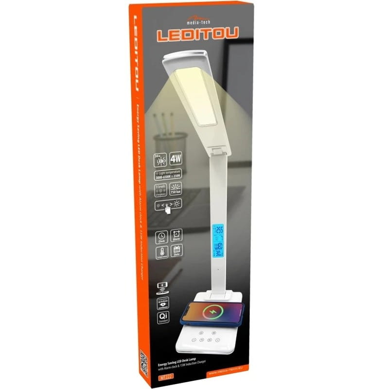 Настільна лампа Media-Tech MT222 White