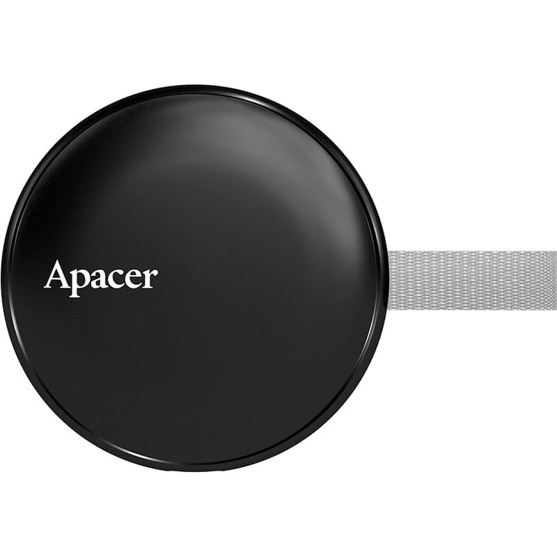 Накопичувач зовнішній SSD 512GB Apacer Magnetic Portable AS725 Black (AP512GAS725B-1)