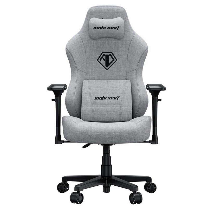 Кресло для геймеров Anda Seat Phantom 3 Pro Size L Grey Fabric (AD18YC-06-G-F)