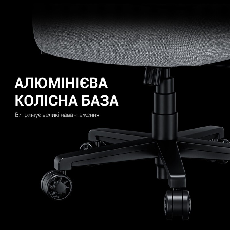 Кресло для геймеров Anda Seat Phantom 3 Pro Size L Grey Fabric (AD18YC-06-G-F)