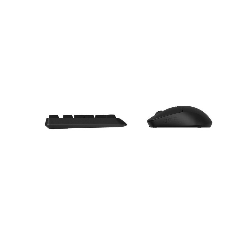 Комплект (клавіатура, миша) бездротовий Rapoo X1500 Wireless Black