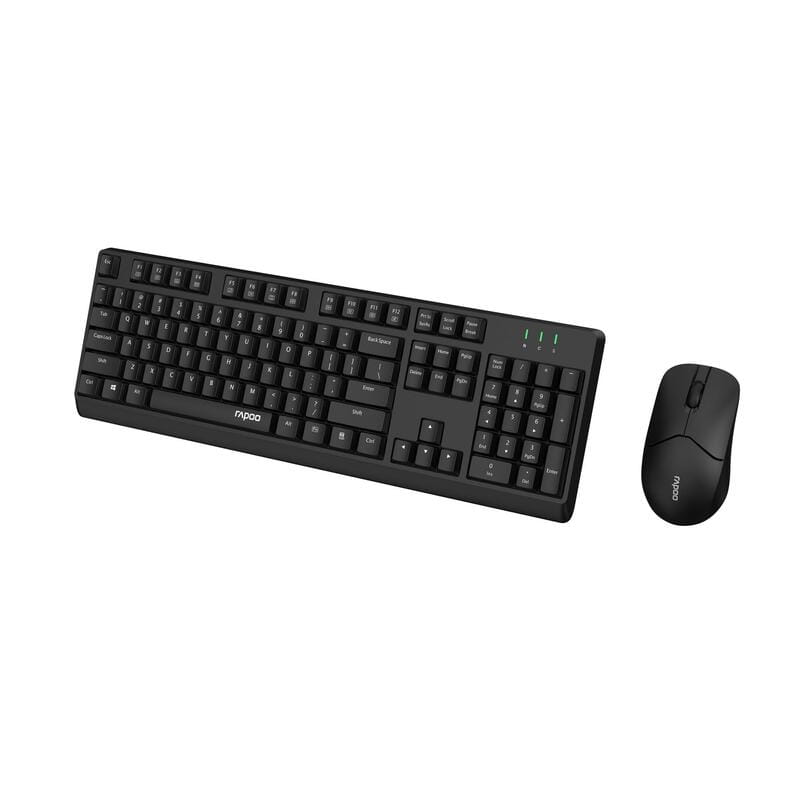 Комплект (клавіатура, миша) бездротовий Rapoo X1500 Wireless Black