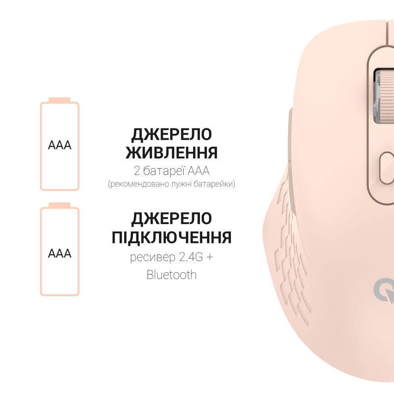 Миша бездротова OfficePro M230P Pink
