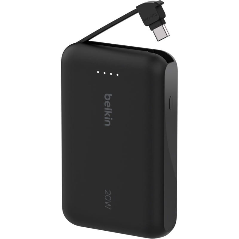 Універсальна мобільна батарея Belkin Power Bank 10000mAh 20W Black (BPB021HQBK)