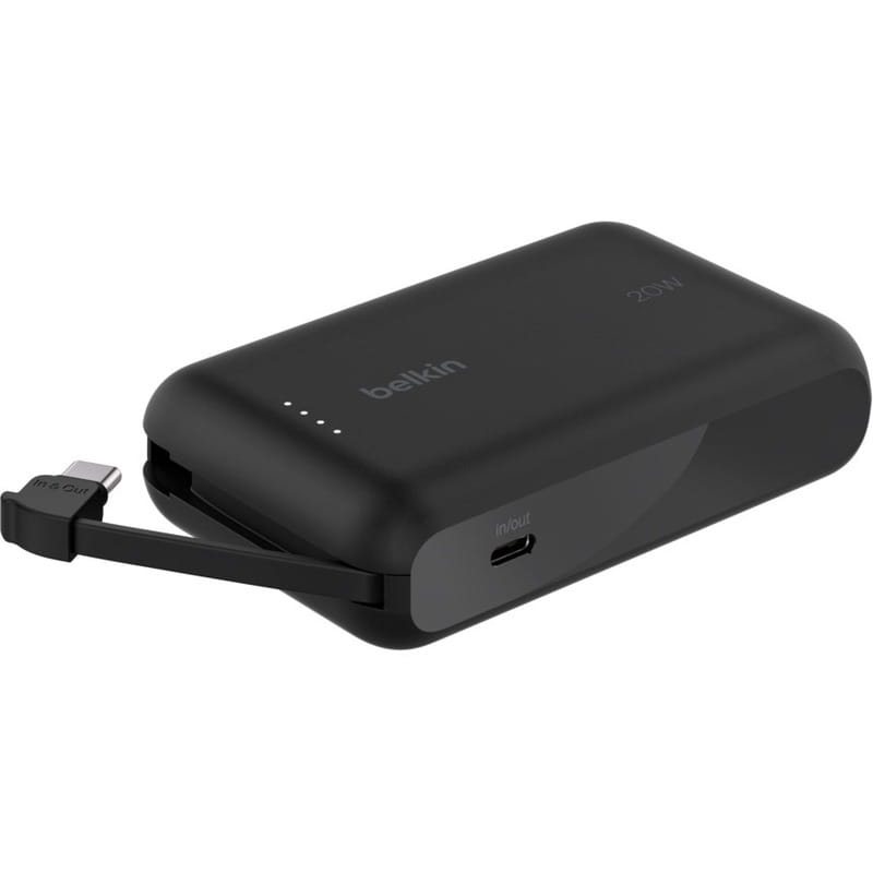Універсальна мобільна батарея Belkin Power Bank 10000mAh 20W Black (BPB021HQBK)