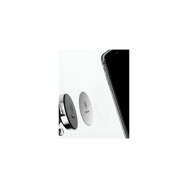Пластина для авто держателя Baseus Magnet Iron Silver (ACDR-A0S)