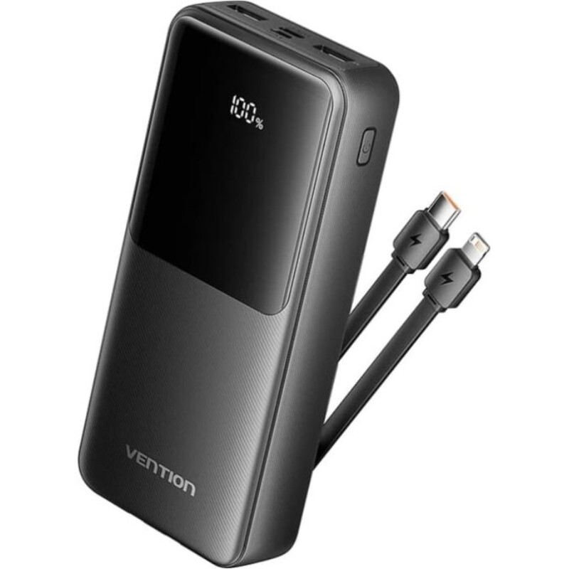 Універсальна мобільна батарея Vention 20000mAh PD Black (FHPB0)