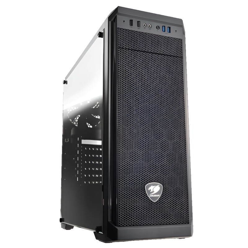 Корпус Cougar MX330-G Black без БП