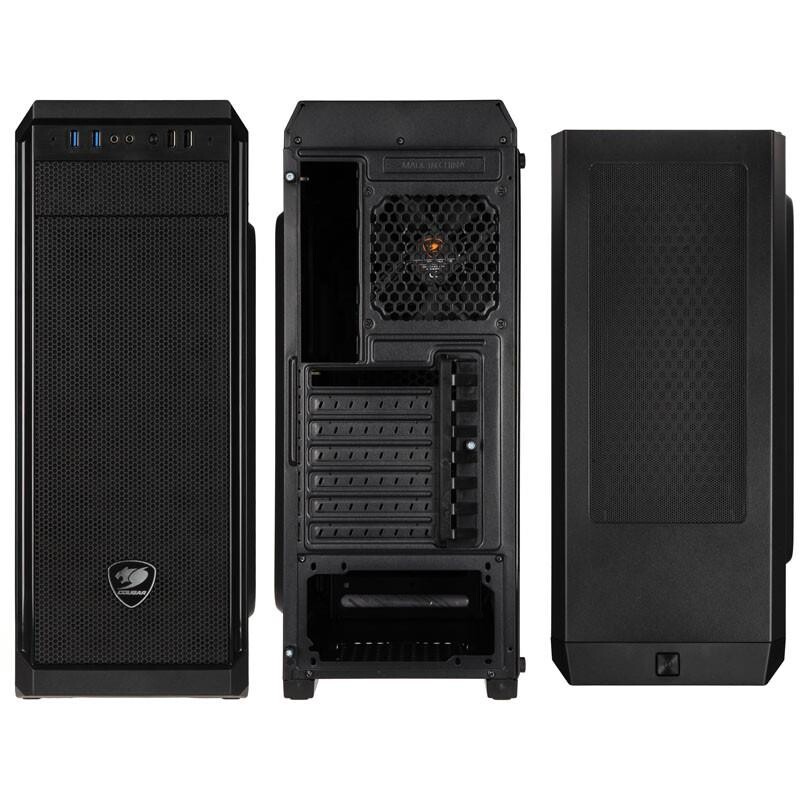 Корпус Cougar MX330-G Black без БП