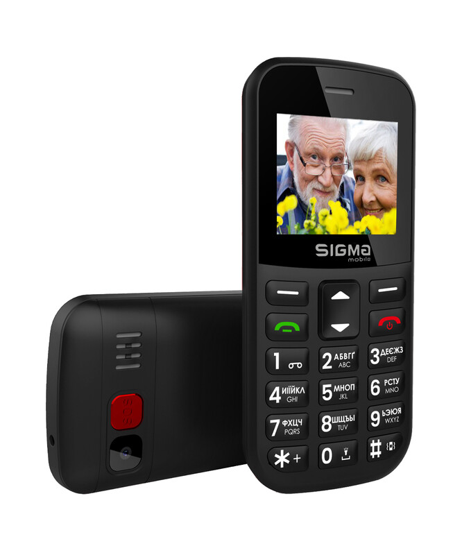 Мобільний телефон Sigma mobile Comfort 50 Easy Black (4827798585214)