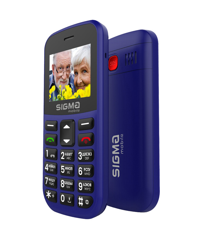 Мобильный телефон Sigma mobile Comfort 50 Easy Blue (4827798585238)