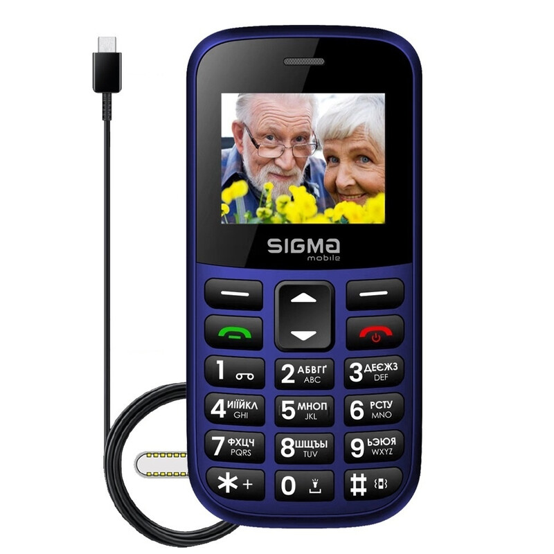 Мобильный телефон Sigma mobile Comfort 50 Easy Blue (4827798585238)