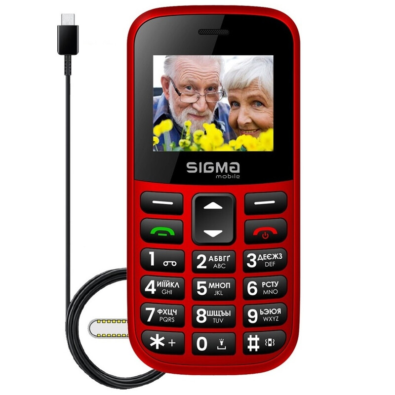 Мобільний телефон Sigma mobile Comfort 50 Easy Red (4827798585221)