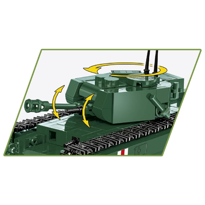 Конструктор COBI Друга Світова Війна Танк Mk IV Черчилль (A22), 315 деталей (COBI-2717)
