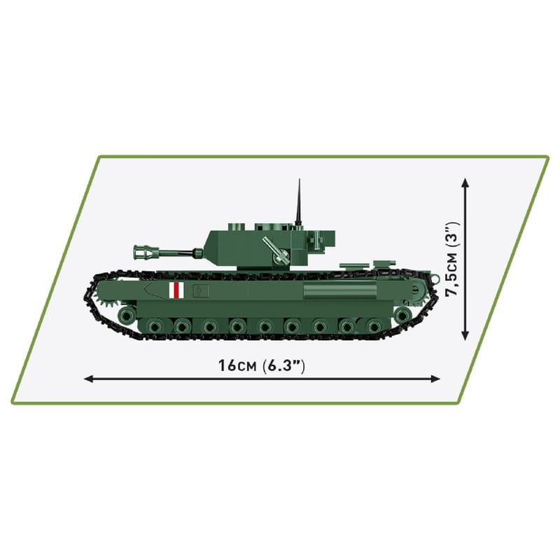 Конструктор COBI Друга Світова Війна Танк Mk IV Черчилль (A22), 315 деталей (COBI-2717)