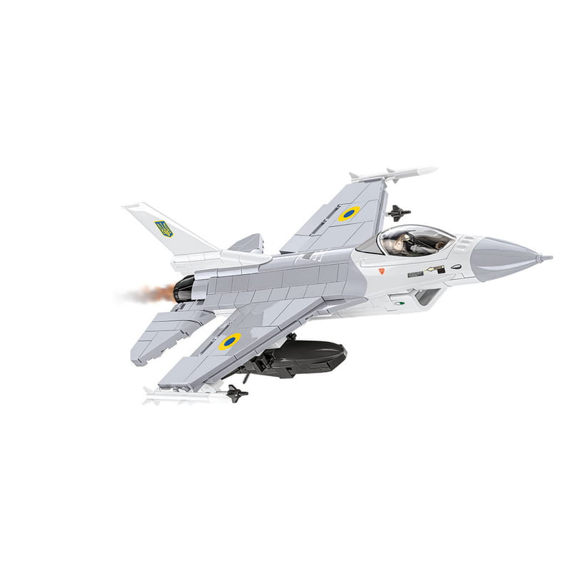 Конструктор COBI Самолет F-16AM Fighting Falcon (UA), 500 деталей (COBI-5893)