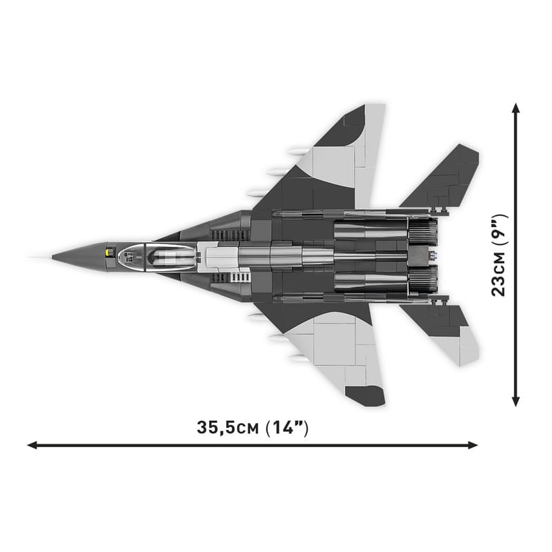 Конструктор COBI Літак МіГ-29 (UA/PL) Fulcrum, 550 деталей (COBI-5840)
