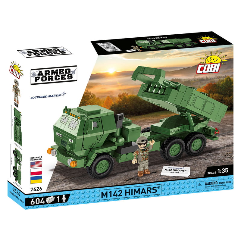 Конструктор COBI РСЗО Himars M142 (UA/PL/US), 604 детали (COBI-2626)