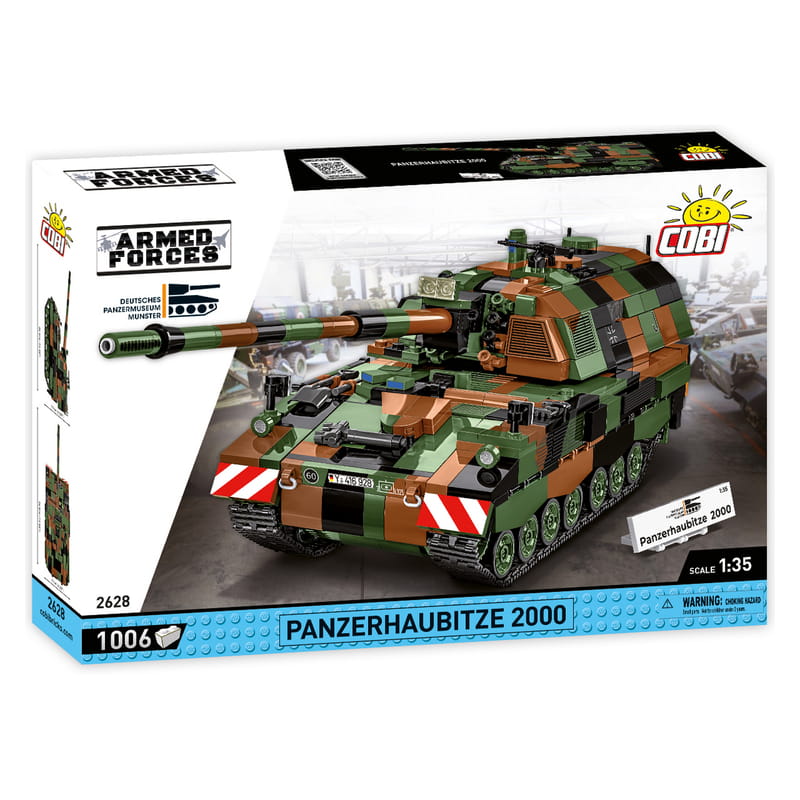 Конструктор COBI САУ PzH 2000, 1006 деталей (COBI-2628)