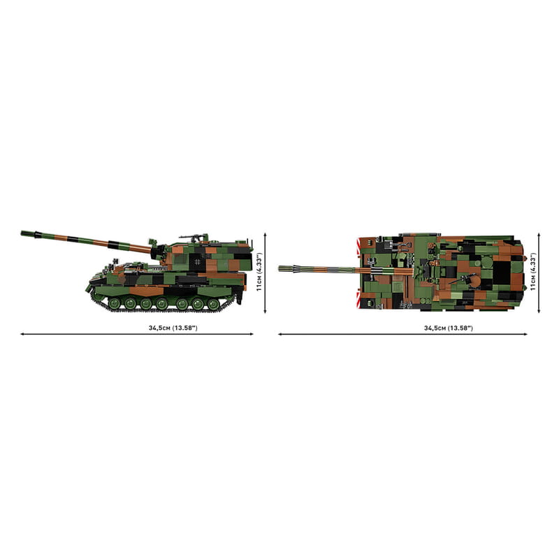 Конструктор COBI САУ PzH 2000, 1006 деталей (COBI-2628)