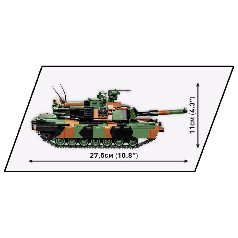Конструктор COBI Танк M1A2 SEP v3 Абрамс, 1017 деталей (COBI-2623)