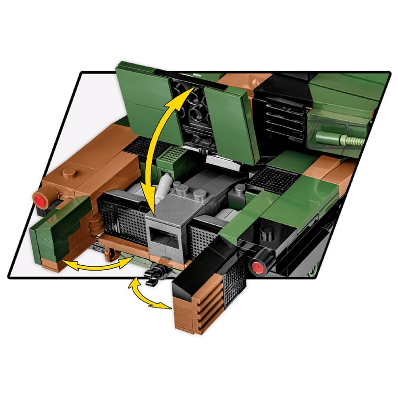 Конструктор COBI Танк M1A2 SEP v3 Абрамс, 1017 деталей (COBI-2623)