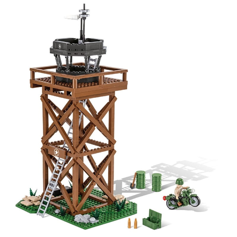Конструктор COBI Company of Heroes 3 USA Центр Авиаподдержки, 652 детали (COBI-3042)