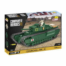 Конструктор COBI Company of Heroes 3 Танк Mk III Черчилль, 654 детали (COBI-3046)