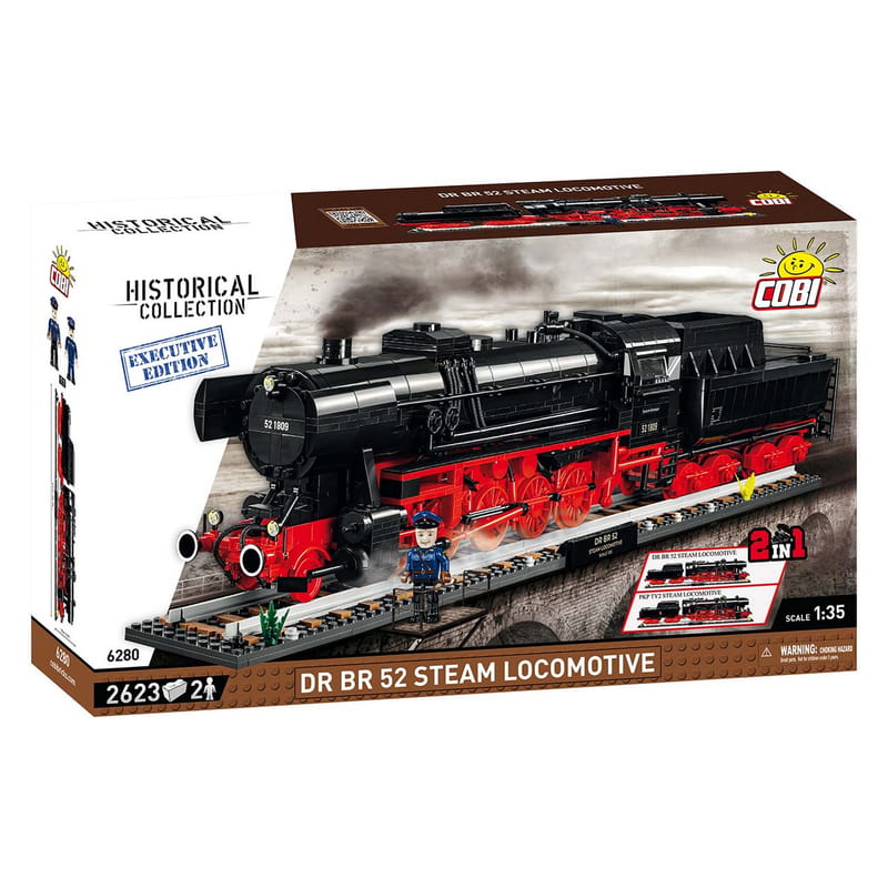 Конструктор COBI Локомотив DR BR Class 52 Эксклюзивный набор масштаб 1:35, 2623 деталей (COBI-6280)
