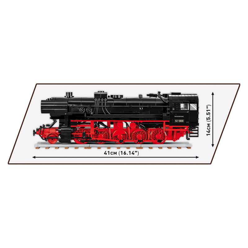 Конструктор COBI Локомотив DR BR Class 52 масштаб 1:35, 1723 детали (COBI-6283)