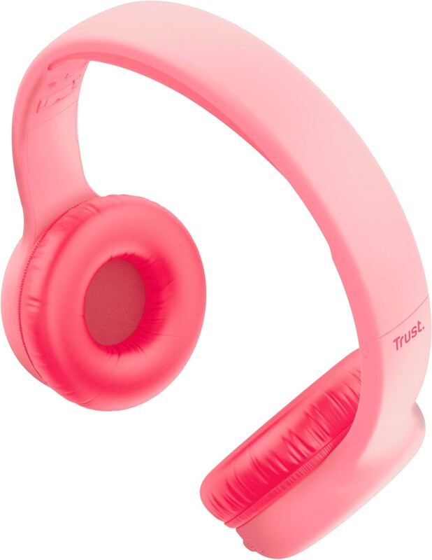 Bluetooth-гарнітура Trust On-ear Nouna Kids, Wireless Pink (25274)