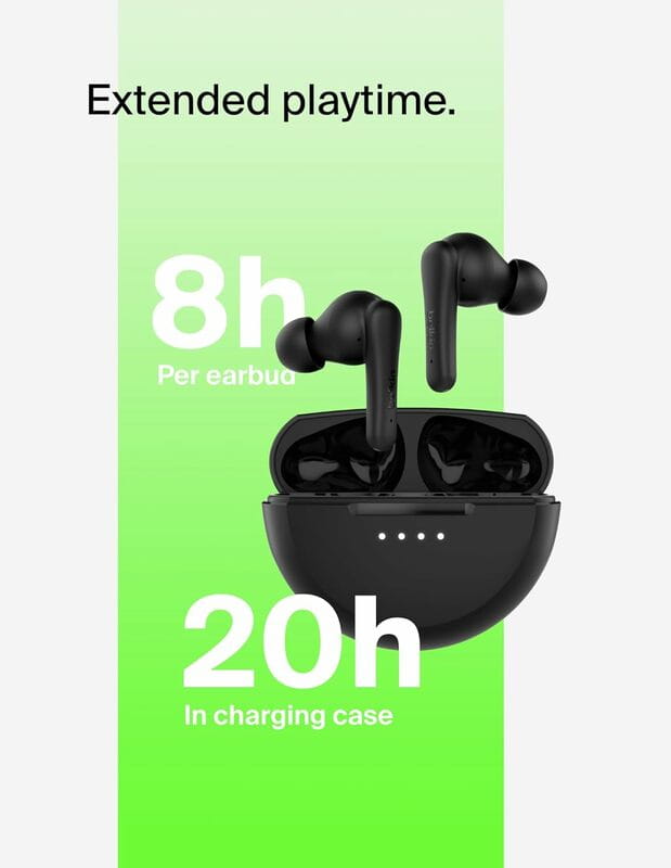 Bluetooth-гарнітура Belkin Soundform Rhythm True Wireless Black (AUC012BTBK)