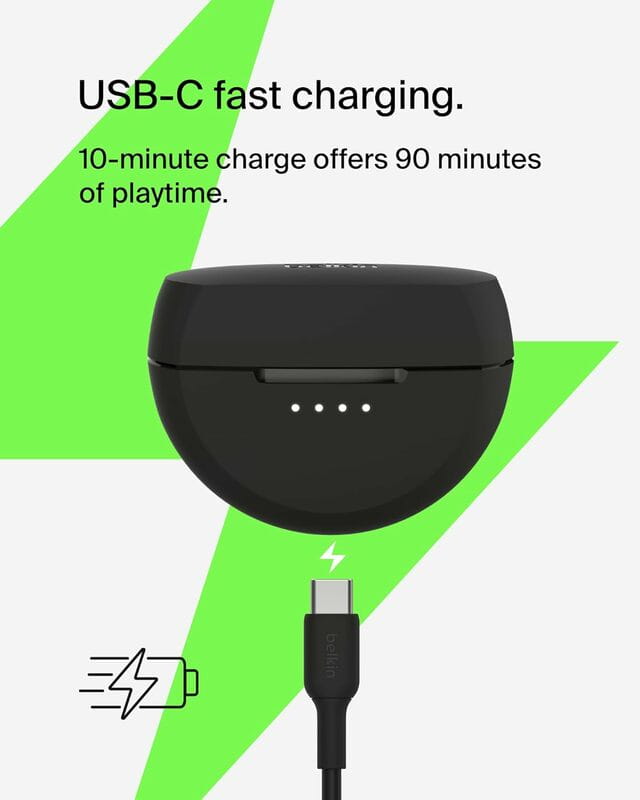 Bluetooth-гарнітура Belkin Soundform Rhythm True Wireless Black (AUC012BTBK)