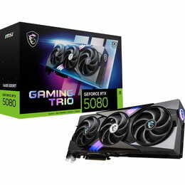 Відеокарта GF RTX 5080 16GB GDDR7 Gaming Trio OC MSI (GeForce RTX 5080 16G GAMING TRIO OC)