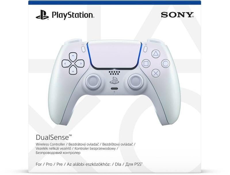 Геймпад бездротовий Sony PlayStation 5 DualSense Chrome Pearl (1000044446)