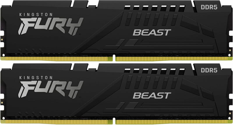 Модуль пам`яті DDR5 2x8GB/5600 Kingston Fury Beast Black (KF556C36BBEK2-16)
