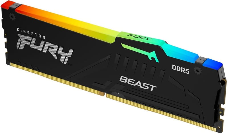 Модуль пам`яті DDR5 2x8GB/6000 Kingston Fury Beast RGB Black (KF560C36BBEAK2-16)