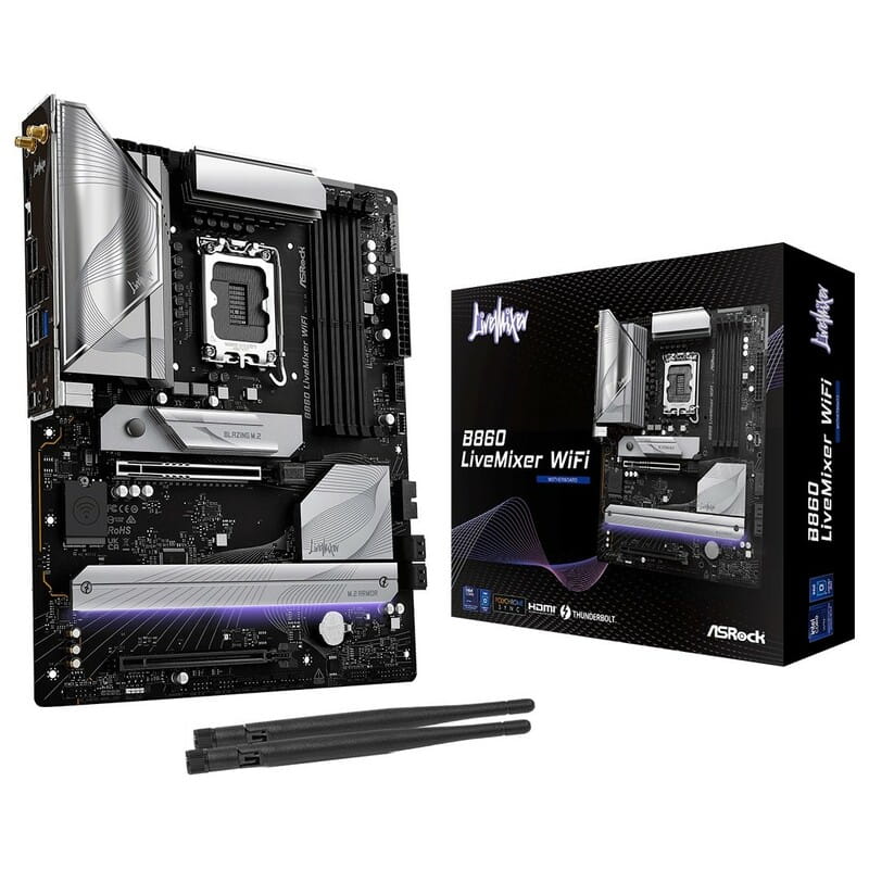 Материнская плата ASRock B860 LiveMixer WiFi Socket 1851
