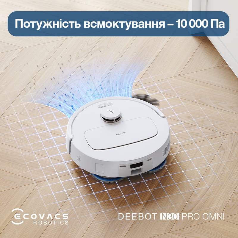 Робот-пилосос Ecovacs Omni N30 Pro (YDLX11-1) White