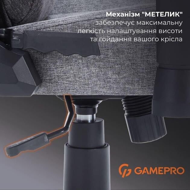 Кресло для геймеров GamePro FGC750DG Dark Gray
