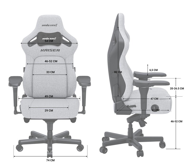 Кресло для геймеров Anda Seat Kaiser 4 Size L Brown (AD12YDDC-L-20-K-PV/C)