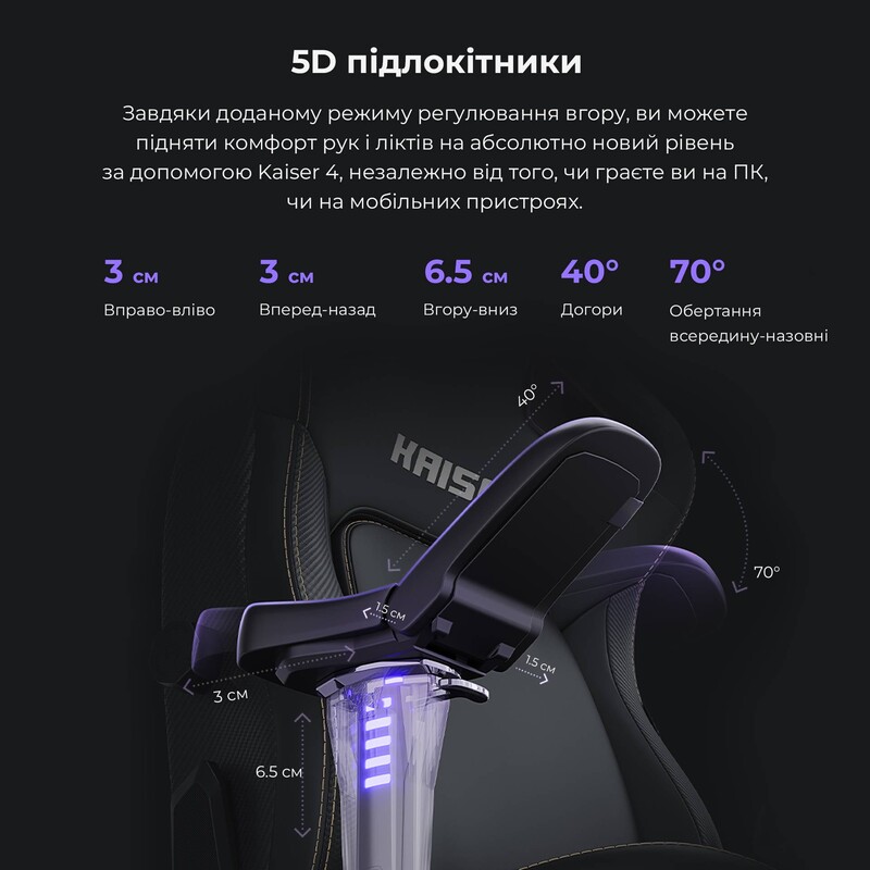 Кресло для геймеров Anda Seat Kaiser 4 Size L Brown (AD12YDDC-L-20-K-PV/C)