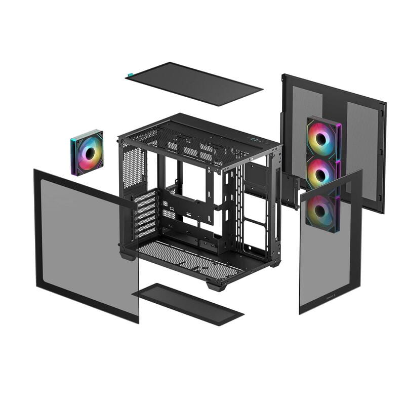 Корпус DeepCool CG530 4F Black (R-CG530-BKADA4-G-1) без БЖ